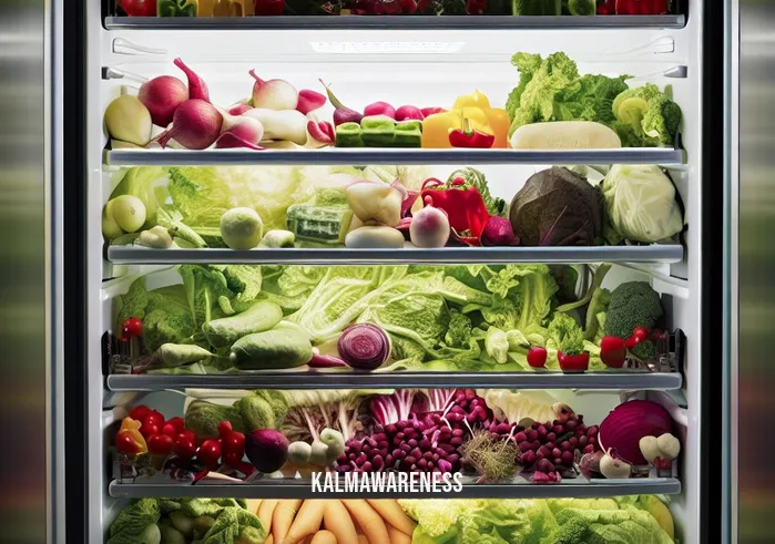 radish craving _ Image: A refrigerator filled with various vegetables, but no radishes in sight. Image description: The open refrigerator displays a colorful array of vegetables, yet the absence of radishes is evident.