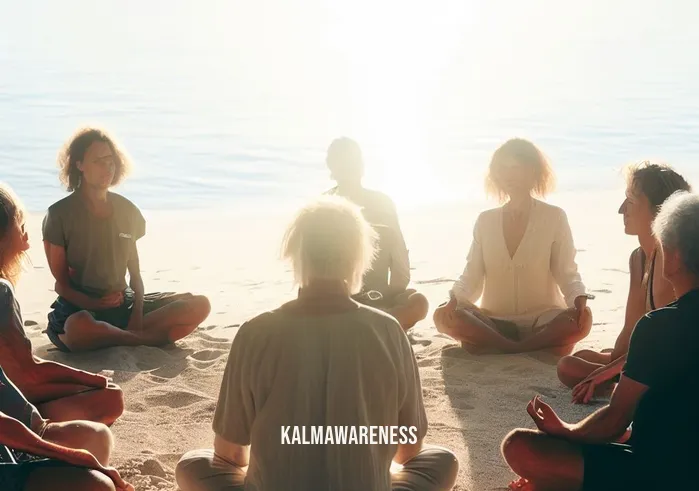 spiritfarer meditation _ Image: A group of people seated in a circle on the island