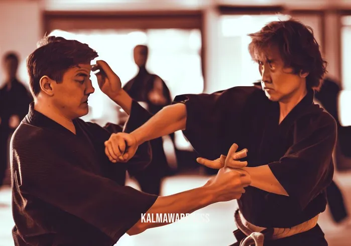 warriors at ease training _ Image: A lively dojo, warriors paired up, engaged in sparring sessions, their movements fluid and precise, displaying newfound confidence.Image description: Warriors, now skilled and focused, practicing hand-to-hand combat, their faces reflecting the discipline and mastery they