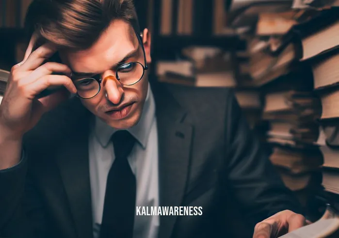 zins definition _ Image: A close-up of a perplexed accountant scratching their head while studying complex tax codes.Image description: A bespectacled accountant in a cluttered office, surrounded by tax law books, deep in thought.