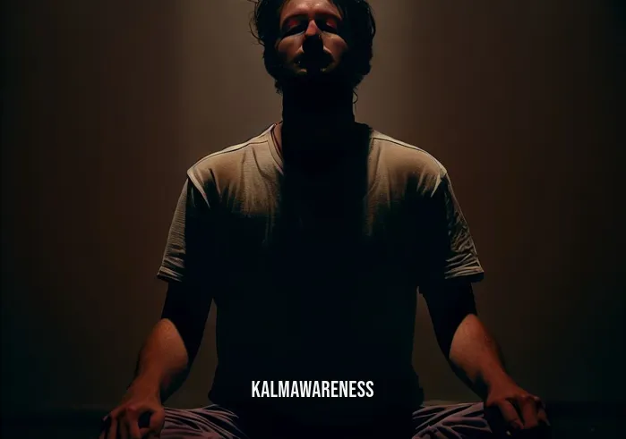 why do i cry when i meditate _ Image: A person sits cross-legged in a dimly lit meditation room, their face contorted in frustration, tears streaming down their cheeks.Image description: In the dimly lit meditation room, a person struggles to find inner peace. Their furrowed brow and tear-streaked face reveal their frustration and confusion.