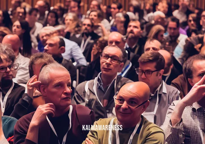 rolf keltner _ Image: A crowded conference room with puzzled expressions on people