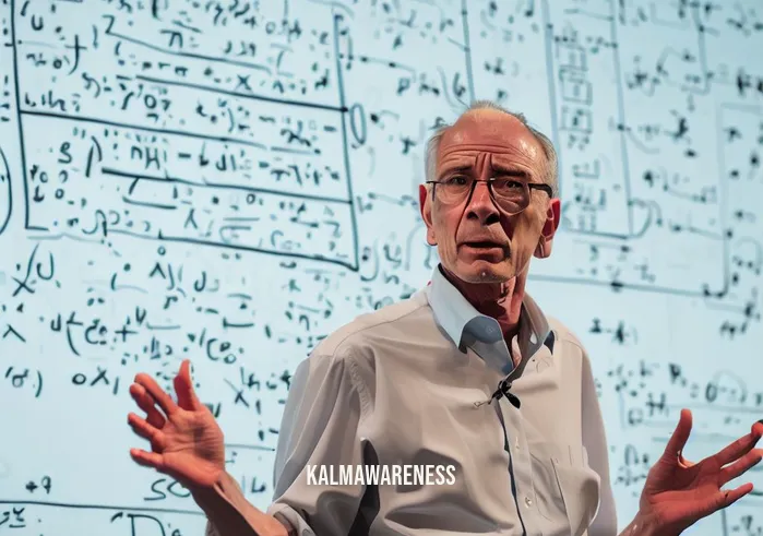 rolf keltner _ Image: Rolf Keltner presenting a complex mathematical problem on a large whiteboard. Image description: Rolf Keltner, a mathematician, passionately explaining the intricate problem that has stumped many.