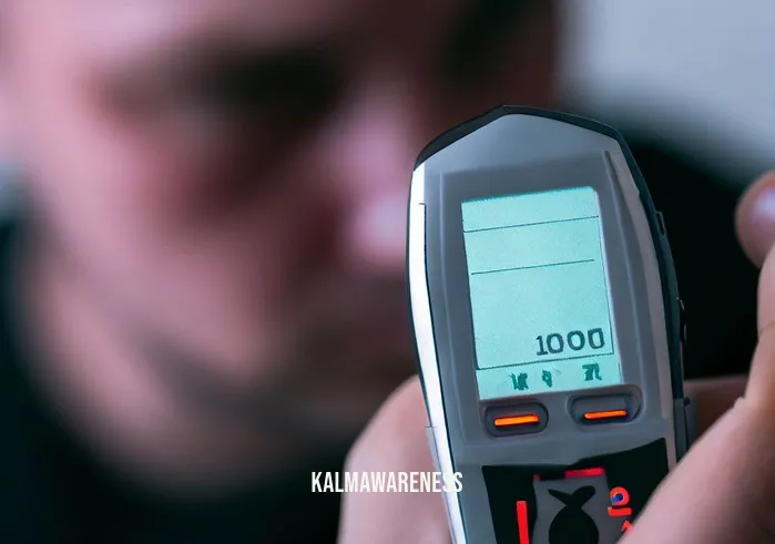 what does a proper breath sample consist of _ Image: A close-up of the handheld breathalyzer
