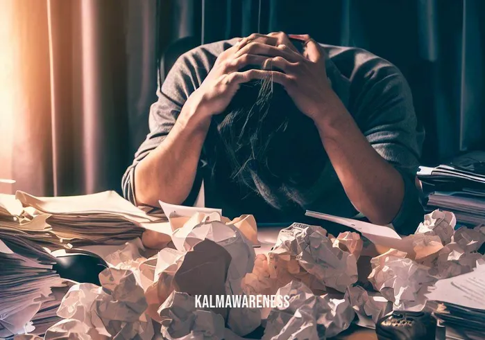 brief exercise 5-1 _ Image: A cluttered and messy desk, papers scattered, and a stressed person with their head in their hands.Image description: A cluttered and messy desk, papers scattered, and a stressed person with their head in their hands.