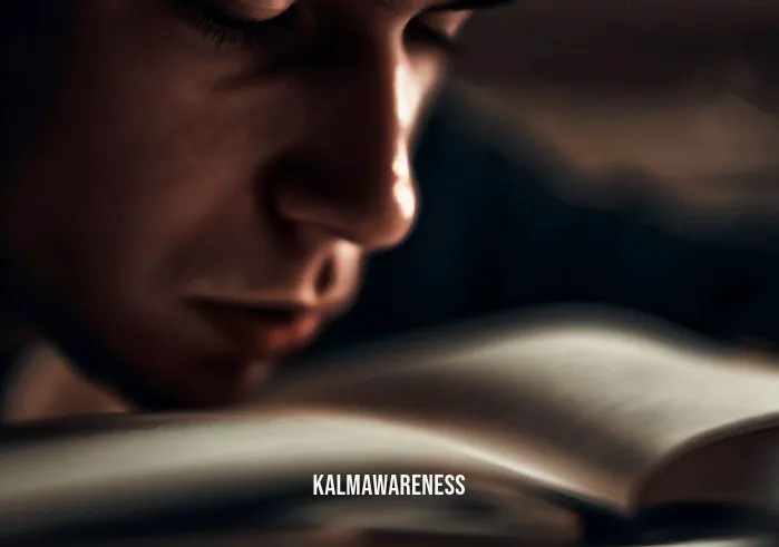 duke mindfulness _ Image: A close-up image of a student studying intently, but this time with a composed and focused expression. Their study materials are organized, and there