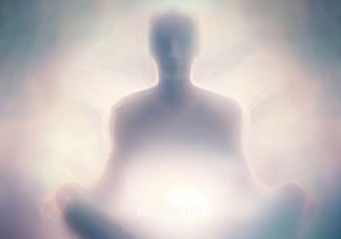 clairvoyance meditation _ Image: The person deep in meditation, surrounded by a soft, ethereal glow as they connect with their inner self.Image description: The person is deep in meditation, surrounded by a soft, ethereal glow, as they connect with their inner self, finding peace within.