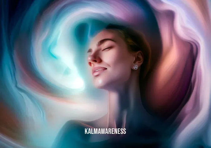 deep hypnotic trance _ Image: The anxious person in a deep hypnotic trance, their face relaxed and serene, as they explore their subconscious.Image description: A serene transformation as the person delves into their inner world, finding peace and clarity.