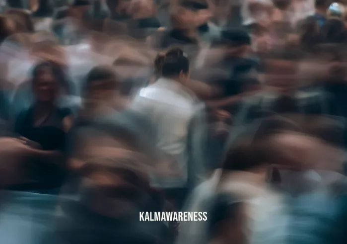 sharon salzberg loving kindness meditation _ Image: A crowded, bustling city street with people rushing past each other, appearing stressed and disconnected.Image description: A sea of people in a hectic urban environment, all absorbed in their own worlds, seemingly isolated and overwhelmed.