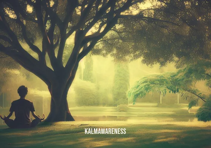andrew huberman meditation _ Image: A serene park setting with the person meditating under a tree, finding some peace amidst nature.Image description: A serene park setting with the person meditating under a tree, finding some peace amidst nature.
