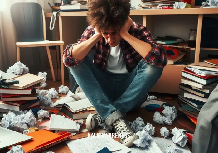 mindfulness books for teens _ Image: A cluttered teenager