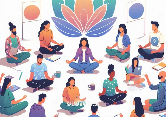 mindfulness chart _ Image: A group of people participating in a mindfulness workshop, engaged in mindful activities. Image description: A group of individuals actively participating in a mindfulness workshop, engaging in various mindful activities together.