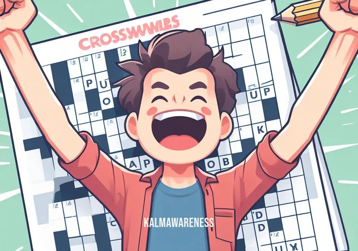 nourished crossword _ Image: A person celebrating with a wide grin, raising their arms in triumph as they complete the final crossword puzzle. Image description: The joy of victory radiates from a triumphant individual who has successfully conquered the crossword challenge.