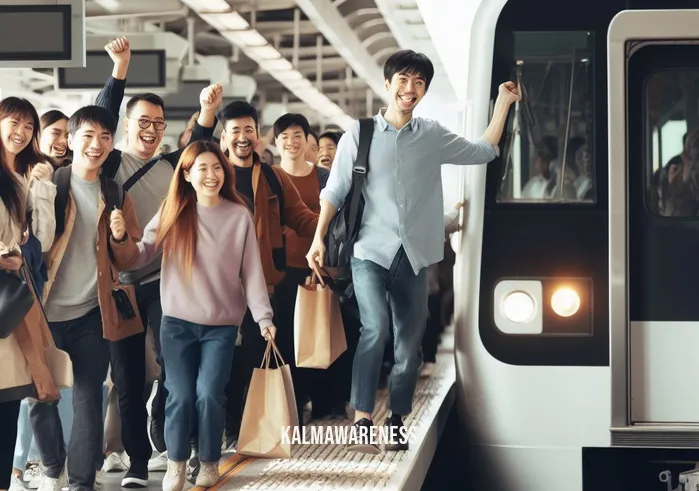 simple train outline _ Image: Passengers safely boarding the now operational train, smiling with relief. Image description: Commuters happily returning to the platform, relieved expressions as they finally board the functioning train.