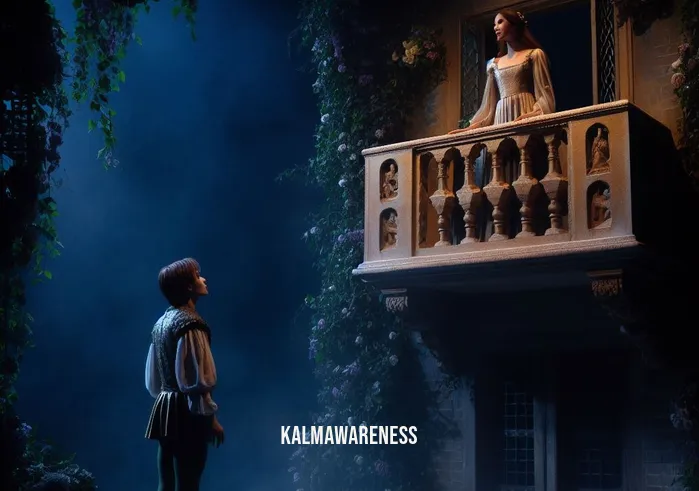 as you like it act 1 summary _ Image: A dimly lit garden with Juliet on a balcony, dressed in a flowing gown, and Romeo below, gazing up at her with longing. Image description: The iconic balcony scene in Act 1, where Romeo and Juliet