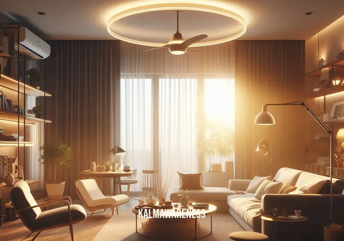 ge relax led 3 way _ Image: The same living room, now brightly illuminated by the GE Relax LED 3-way bulb, creating a warm and inviting ambiance.Image description: The room is transformed with comfortable, adjustable lighting, making it a pleasant space for various activities.