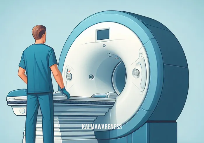 greater flint imaging _ Image: State-of-the-art MRI machine with a technician preparing to conduct a scan. Image description: A state-of-the-art MRI machine stands ready, with a technician in scrubs preparing to conduct a scan for a patient.