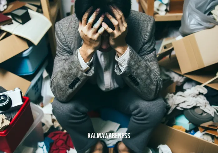 words for small things _ Image: A frustrated person with their head in their hands, looking overwhelmed by the mess.Image description: A frustrated person with their head in their hands, looking overwhelmed by the mess.