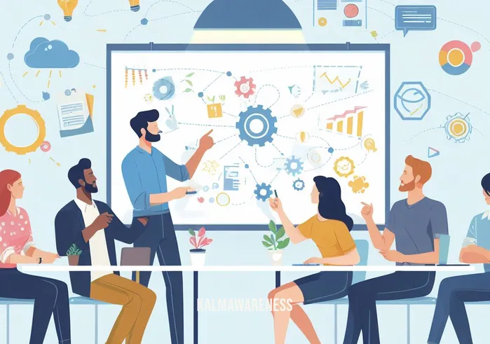 how it go _ Image: A group of people in a brainstorming session, exchanging ideas and pointing at a whiteboard. Image description: A collaborative meeting with diverse individuals discussing ideas and pointing at a whiteboard.