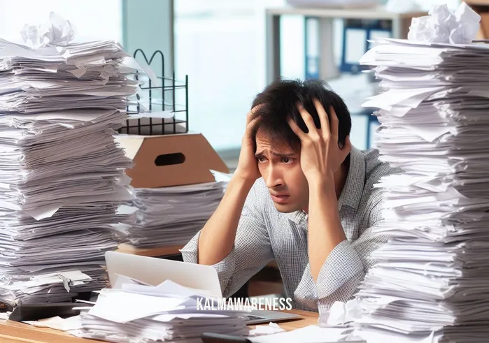 how long do idiots live up to _ Image: A cluttered desk with stacks of unorganized papers and a stressed person looking overwhelmed.Image description: A cluttered workspace with disorganized papers and a person looking stressed and overwhelmed.