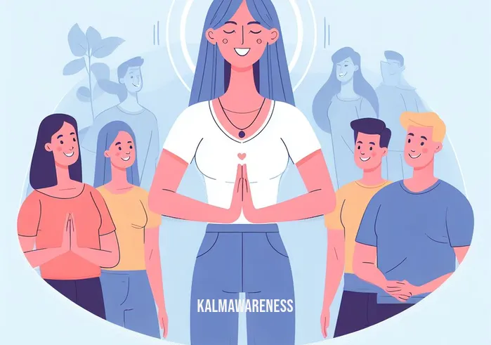 meditation for luck _ Image: The person stands confidently, surrounded by a group of friends, all smiling and supportive.Image description: Having found inner balance and positivity through meditation, they radiate luck and attract positive energy, influencing their social circle.
