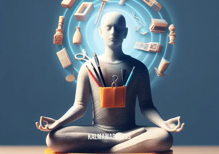 meditation to find lost items _ Image: As the meditation continues, the person starts to visualize the lost items, their mind becoming clearer.Image description: The meditator
