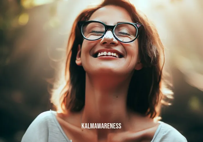 6 minute meditation _ Image: A smiling person, now relaxed and content, enjoying a quiet moment, surrounded by the beauty of nature.Image description: A radiant smile graces a person's face, now relaxed and content, immersed in the serenity of nature, finding peace through meditation.