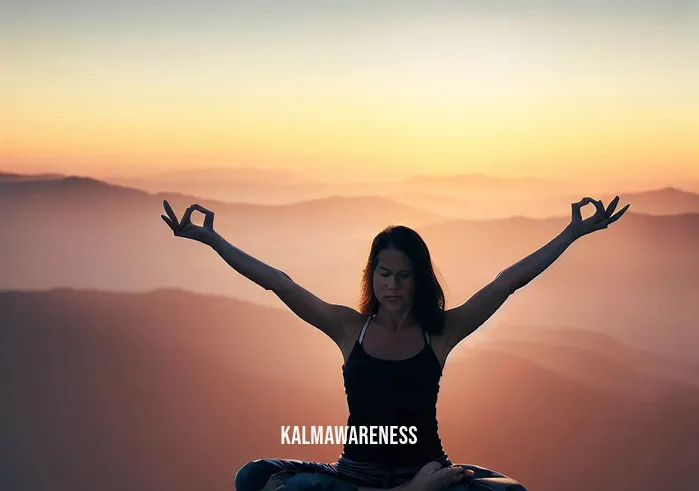 tactical yoga girl _ Image: A final image shows the woman alone on a quiet mountaintop at sunrise, in a deep and effortless yoga pose, radiating calmness and strength.Image description: At sunrise, atop a serene mountaintop, the woman exudes confidence and tranquility. She has mastered the art of tactical yoga, finding inner peace and strength, no matter the external chaos.