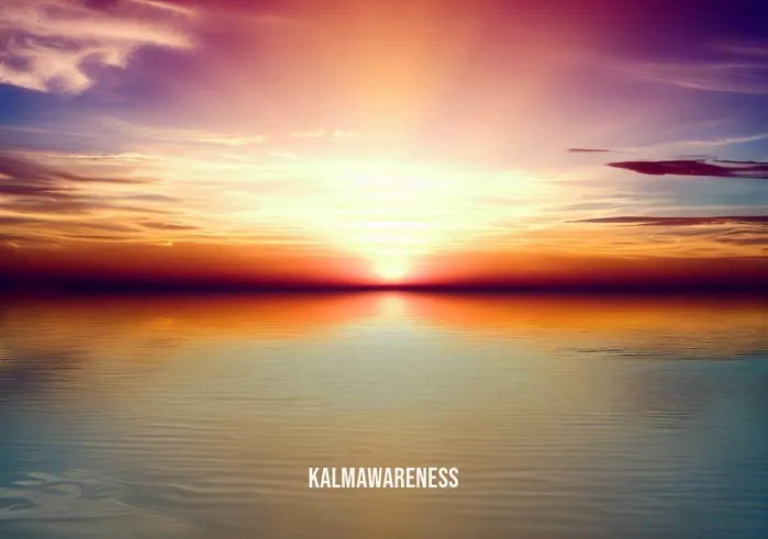 collective meditations _ Image: A breathtaking sunset over a calm ocean, symbolizing the ultimate achievement of collective meditation – a tranquil mind, collective harmony, and a world at peace.Image description: The horizon is aglow with vibrant hues, mirroring the newfound serenity and inner peace that collective meditation has brought to both individuals and society.