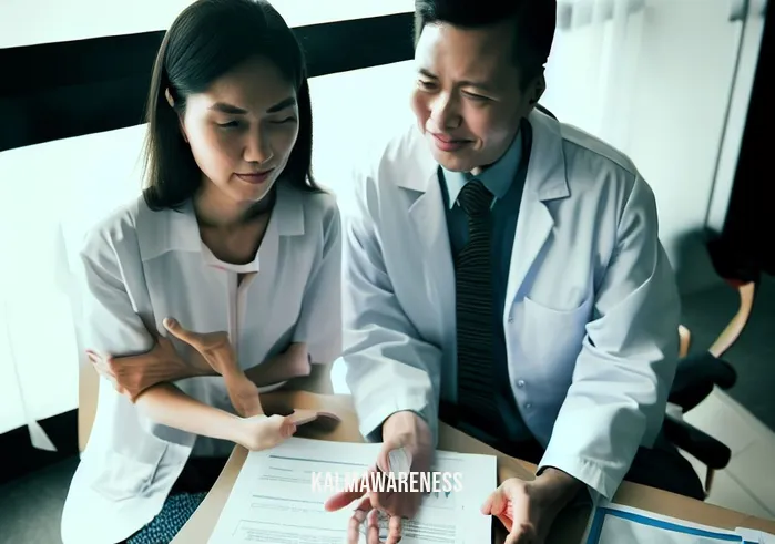 female body scan _ Image: A doctor and the woman sit together, discussing the scan results, offering reassurance and a treatment plan.Image description: In a consultation room, the doctor provides explanations and support, mapping out a path towards better health.