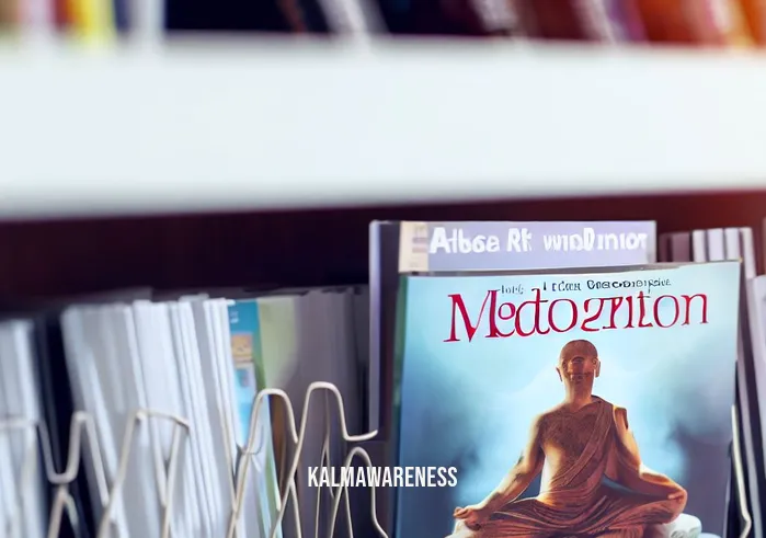 meditation magazine subscription _ Image: A neatly organized magazine rack with a "Meditation Magazine" prominently displayed, symbolizing a resolved subscription.Image description: A neatly organized magazine rack, prominently featuring a "Meditation Magazine," symbolizing the resolution of the chaos and a successful magazine subscription.