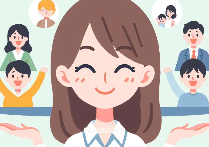 balance vs headspace _ Image: A smiling person, enjoying a healthy work-life balance, surrounded by family and friends. Image description: A happy individual in the company of loved ones, achieving a harmonious work-life balance.