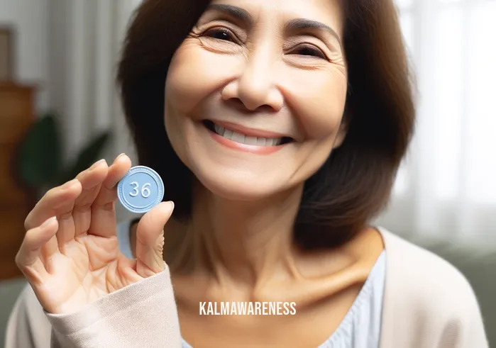 aa step 11 meditation _ Image: A person smiling, holding a sobriety chip, symbolizing their successful journey towards healing.Image description: A person smiles with pride, holding a sobriety chip, a symbol of their successful journey towards healing and recovery.