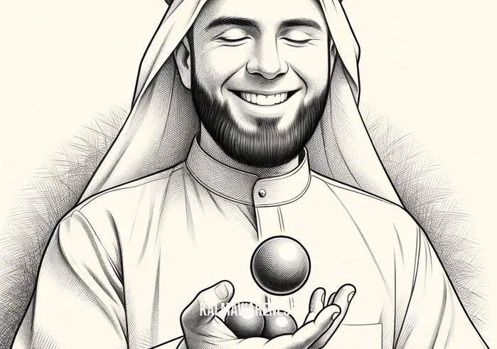 baoding balls sizes _ Image: A person happily using perfectly sized Baoding balls with ease and comfort. Image description: A content individual effortlessly rotating well-fitted Baoding balls in their hand.